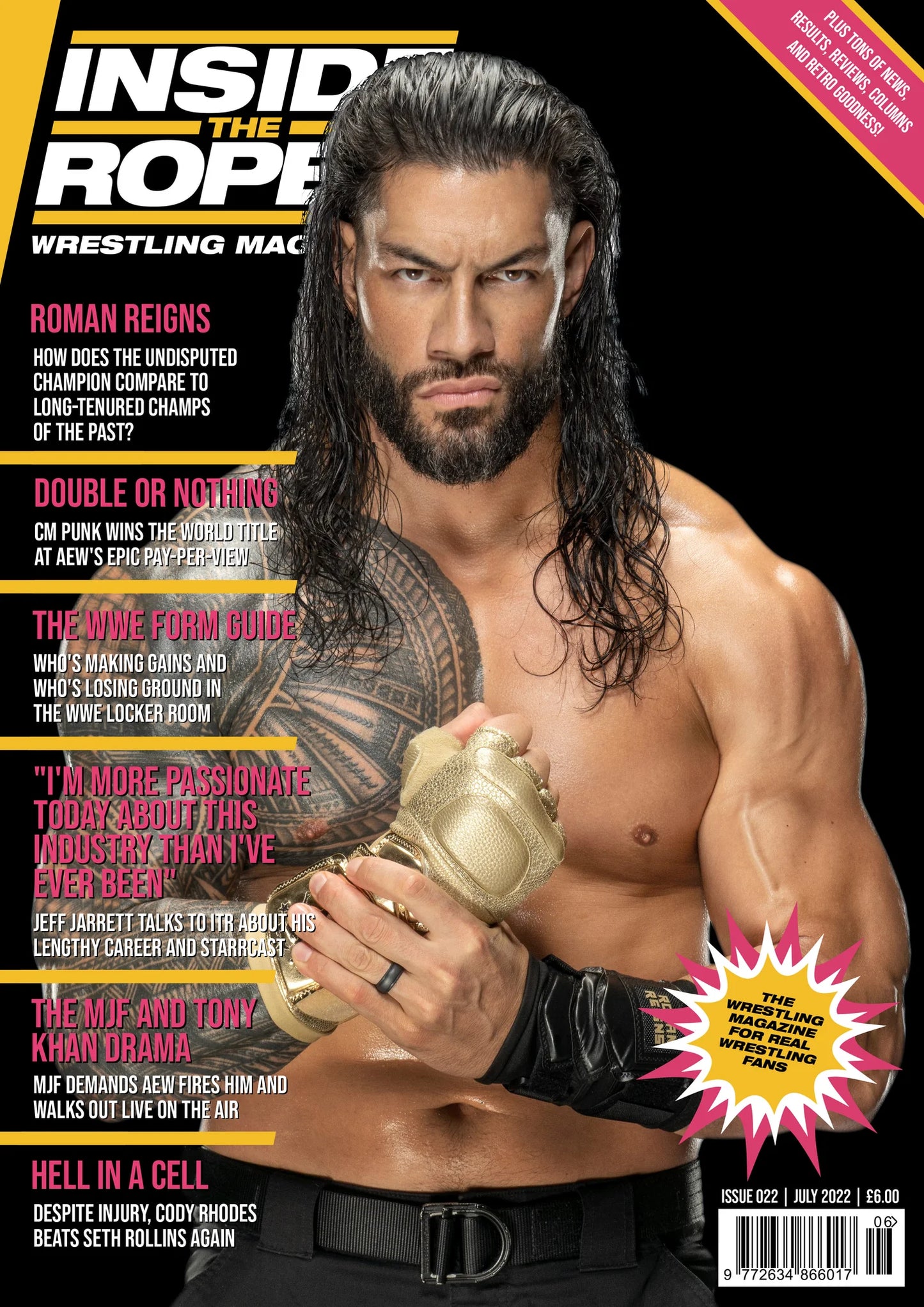 Inside The Ropes July 2022 Vol 22 Magazine PWcatalog