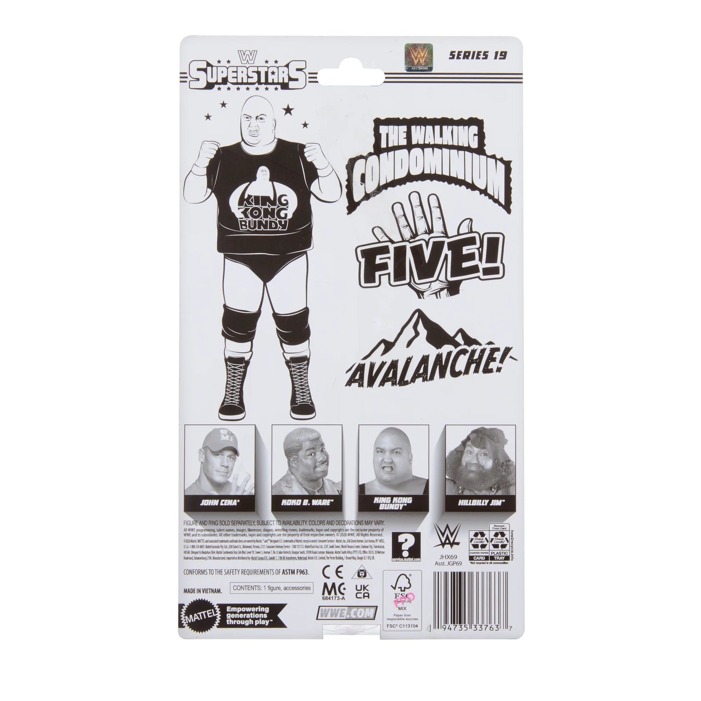WWE Superstars Series 19 King Kong Bundy