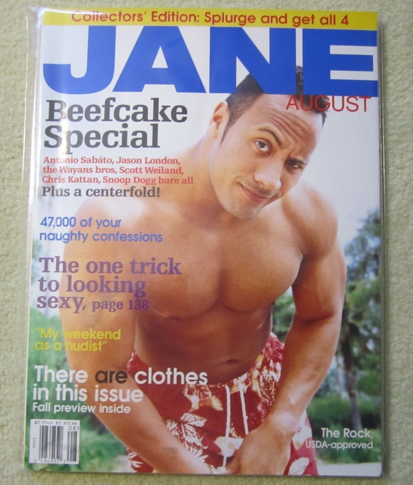 Jane Magazine August 2000 Magazine PWcatalog