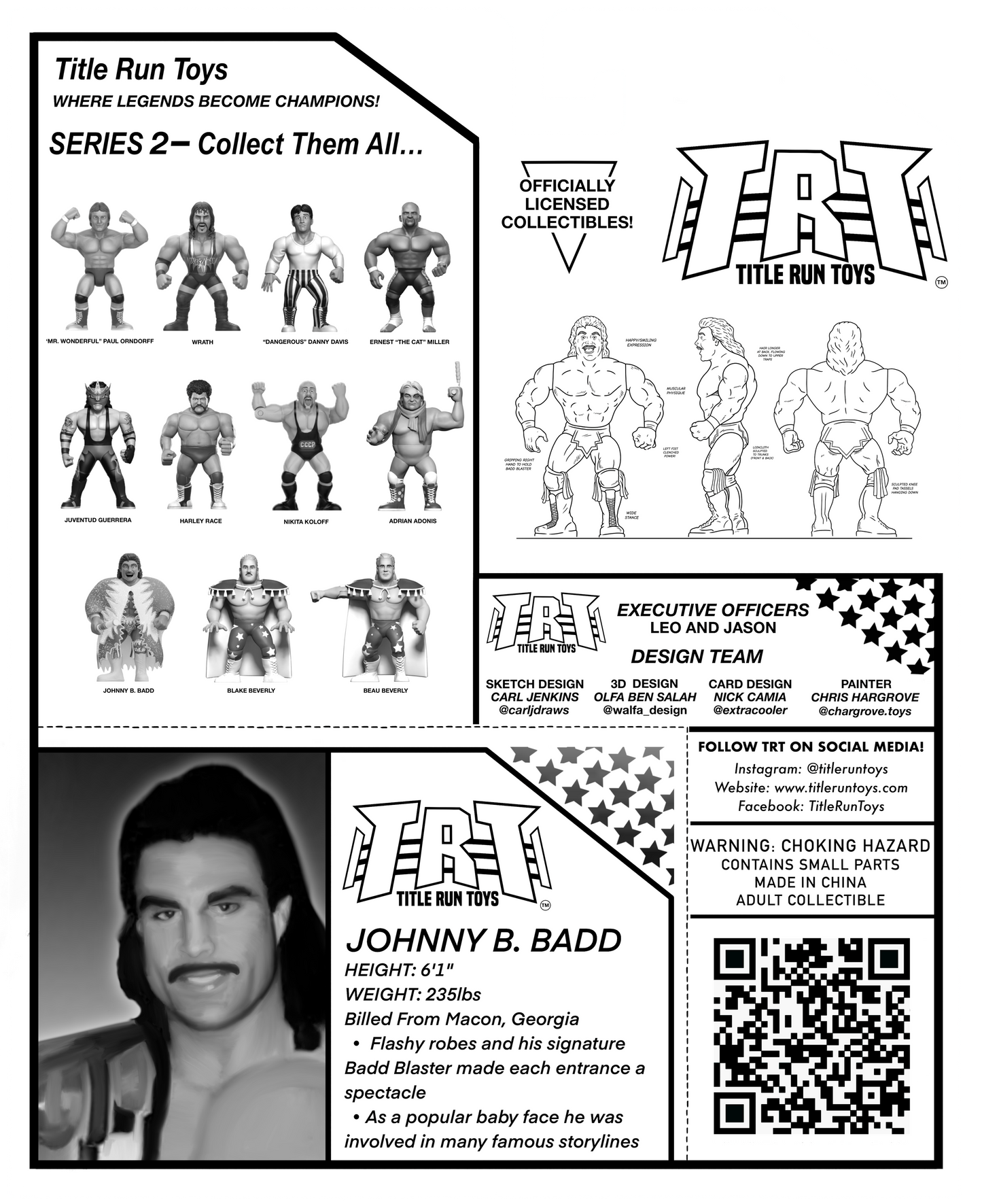 Title Run Toys Series 2 Johnny B. Badd PW Catalog