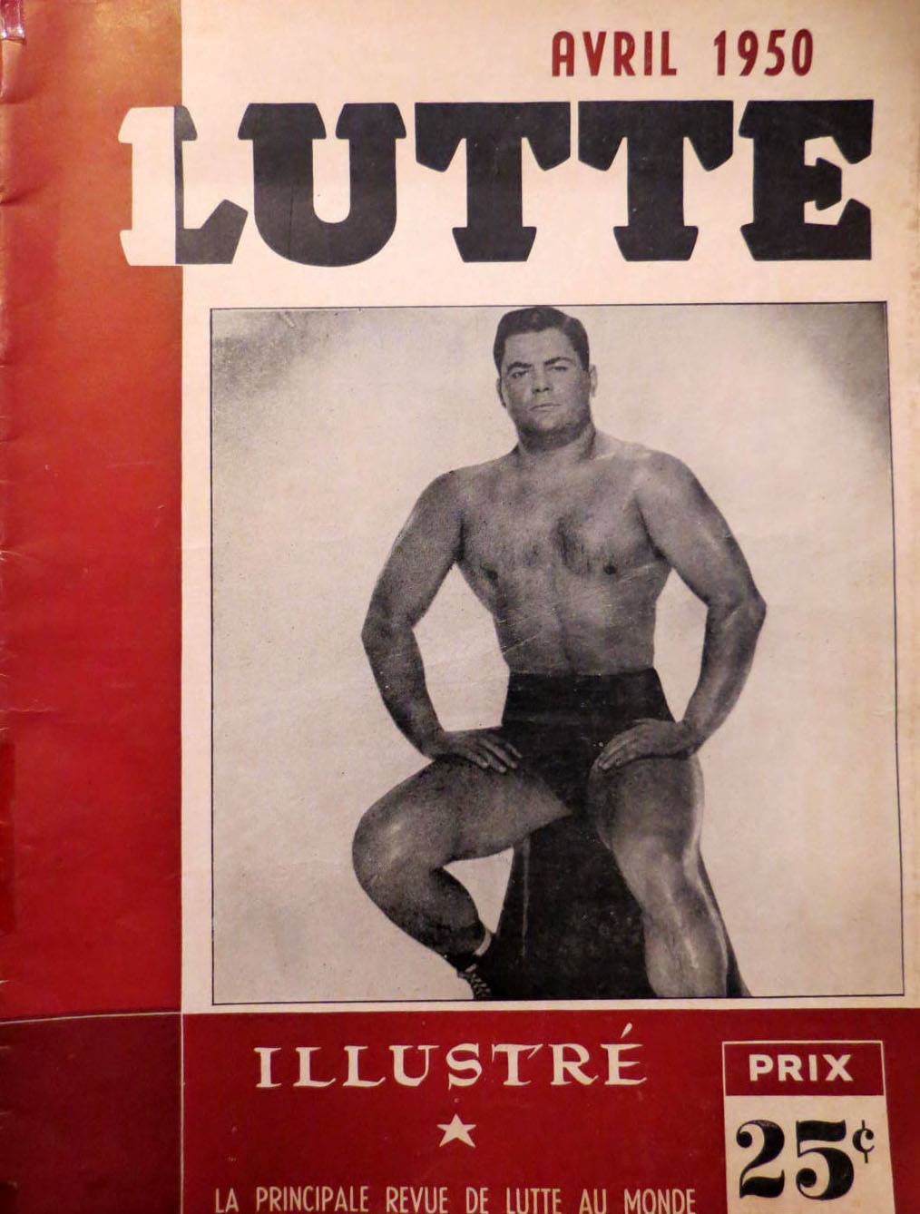 La Lutte Illustré April 1950 Magazine PWcatalog