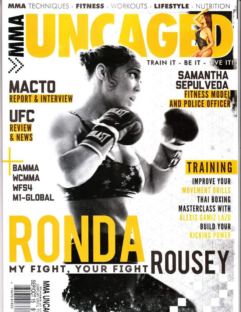 MMA Uncaged Magazine September 2015 Magazine PWcatalog