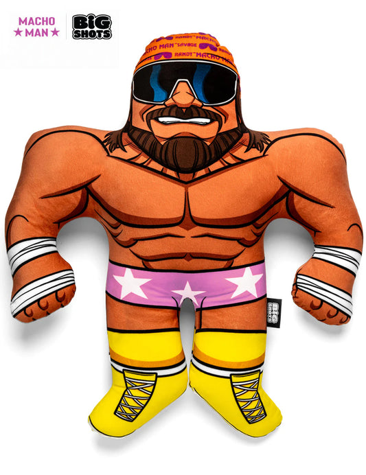 "Macho Man" Randy Savage Purple Trunks Big Shots 2024