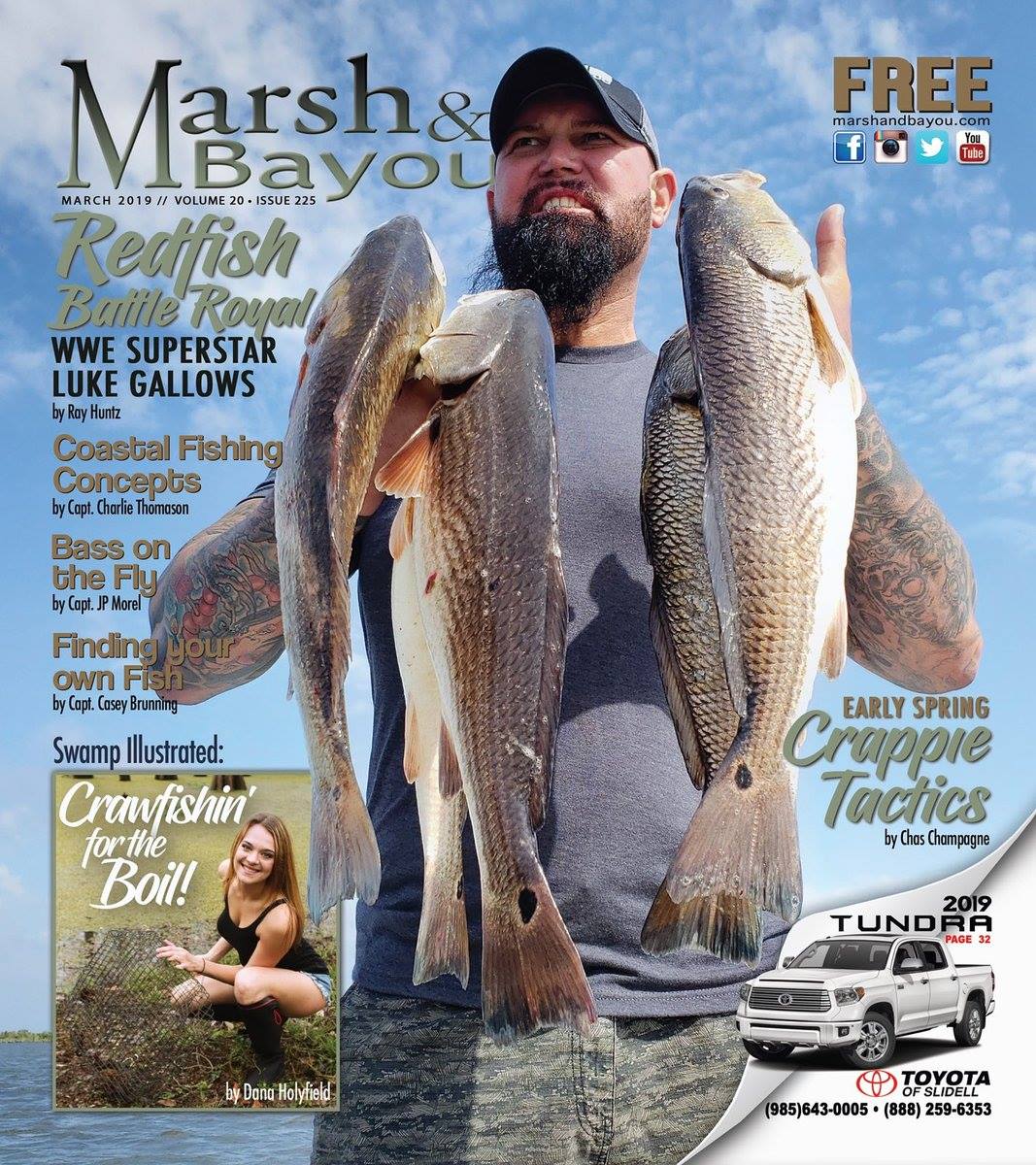 Marsh & Bayou March 2019 Luke Gallows Magazine PWcatalog