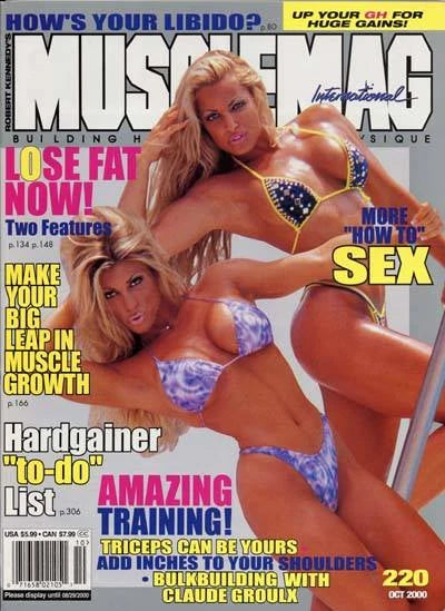 MuscleMag - October 2000 Trish Stratus Magazine PWcatalog