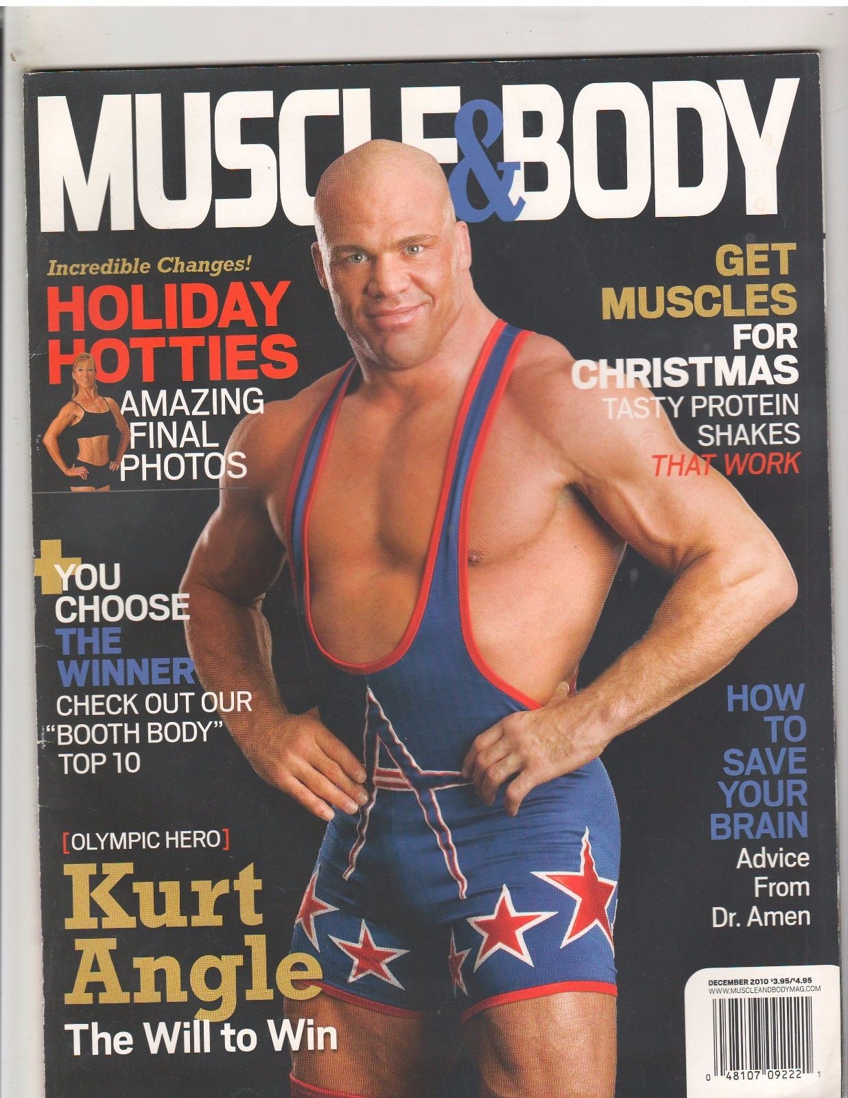 Muscle & Body December 2010 Kurt Angle Magazine PWcatalog