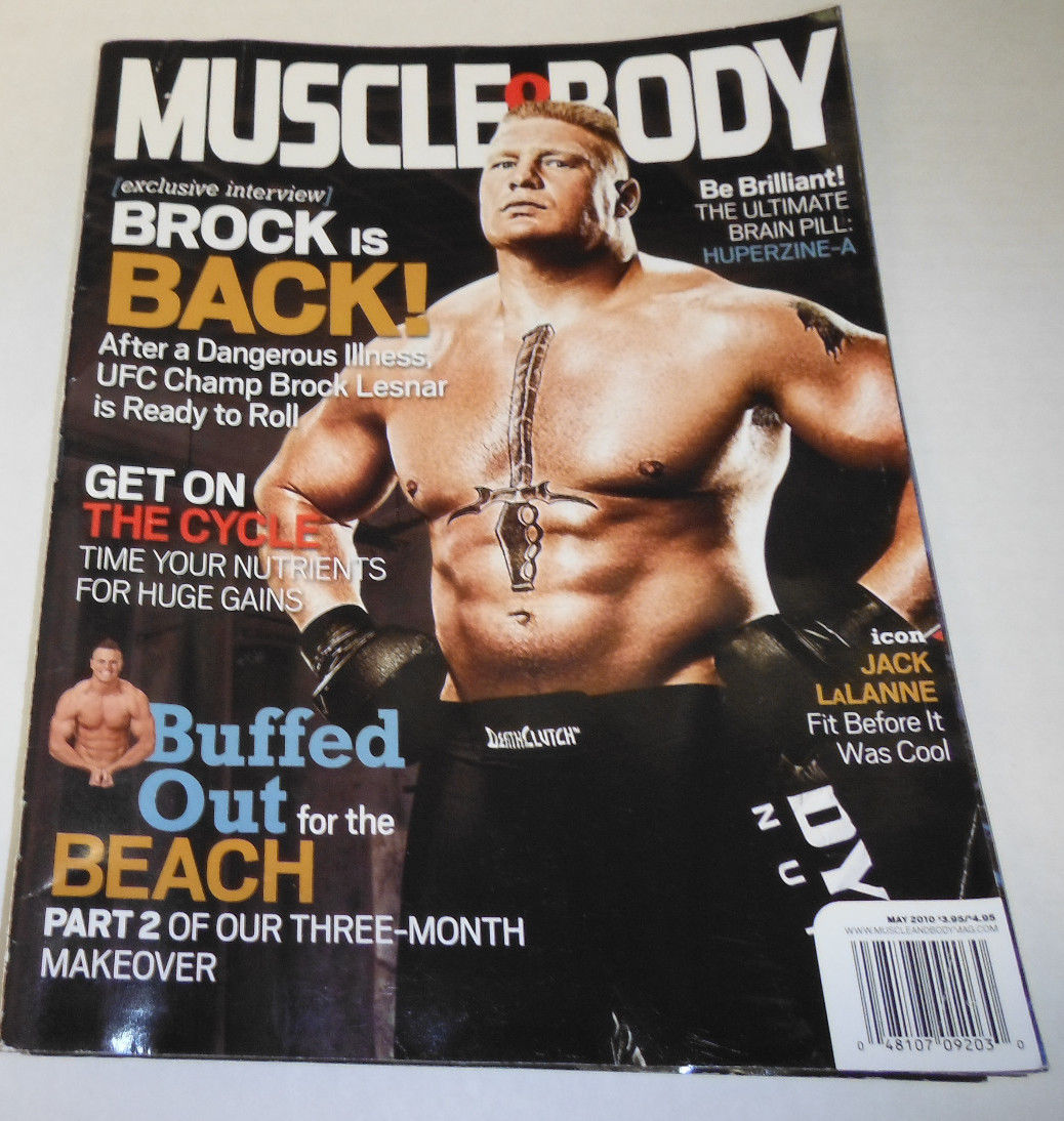 Muscle & Body May 2010 - Brock Lesnar Magazine PWcatalog