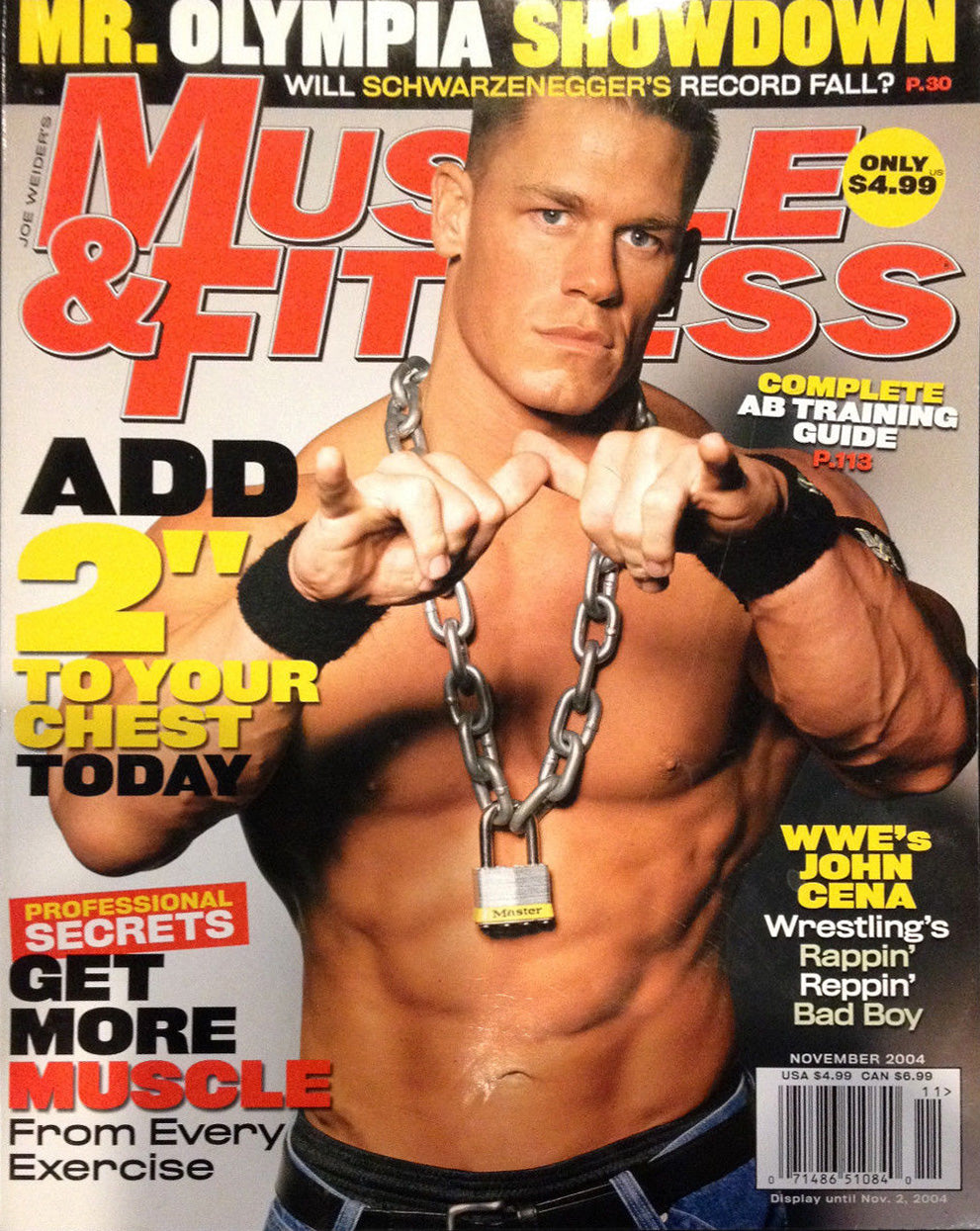 Muscle & Fitness November 2004 John Cena Magazine PWcatalog