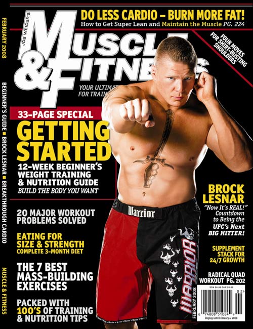 Muscle & Fitness February 2008 Magazine PWcatalog