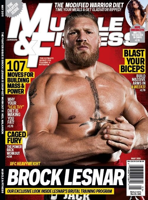 Muscle & Fitness May 2011 Brock Lesnar Magazine PWcatalog