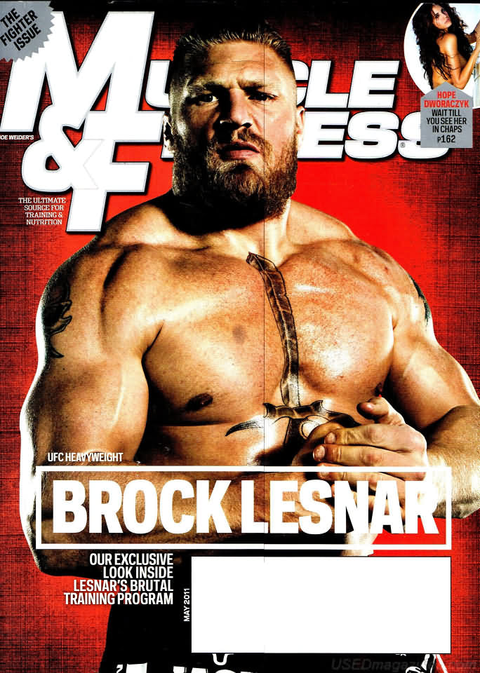 Muscle & Fitness May 2011 Brock Lesnar Magazine PWcatalog