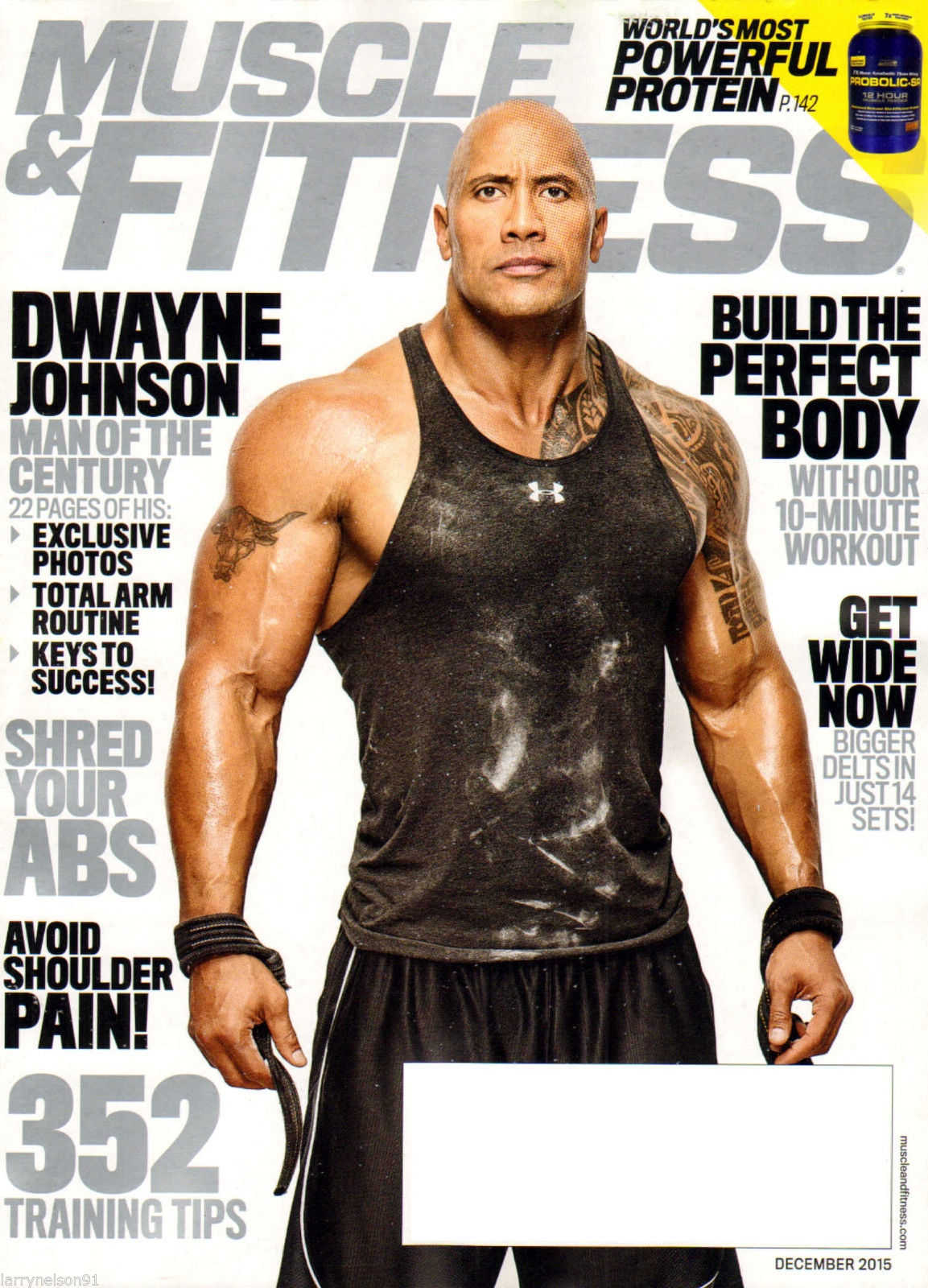 Muscle & Fitness December 2015 Magazine PWcatalog