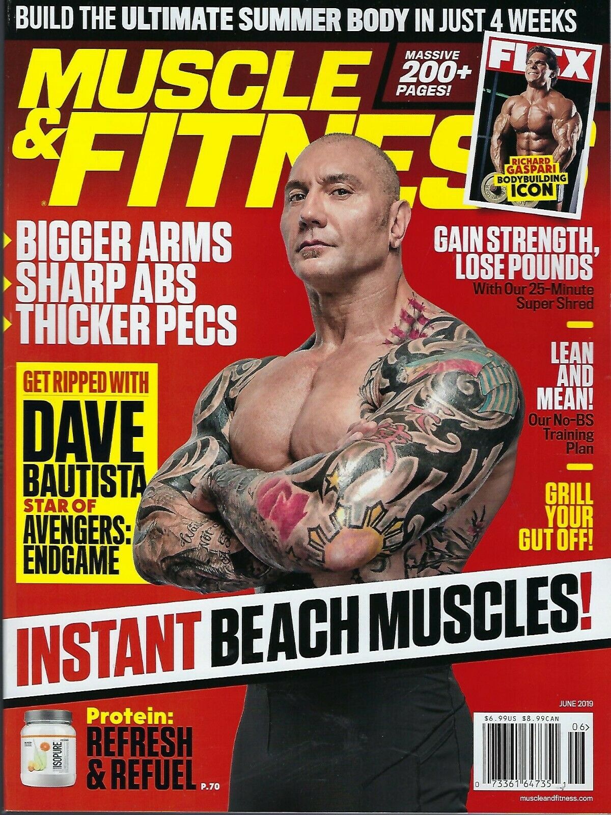 Muscle & Fitness 2019 June Batista Magazine PWcatalog