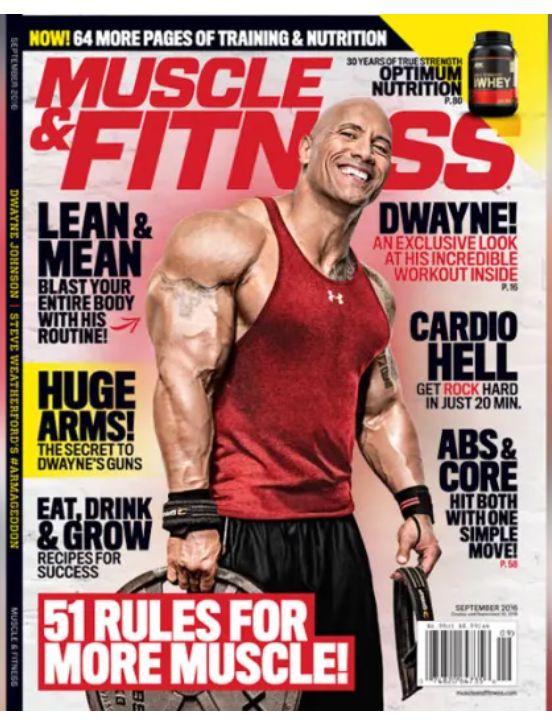 Muscle & Fitness September 2016 Magazine PWcatalog