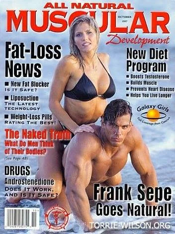 Muscular Development Magazine - October 1997 Torrie Wilson Magazine PWcatalog