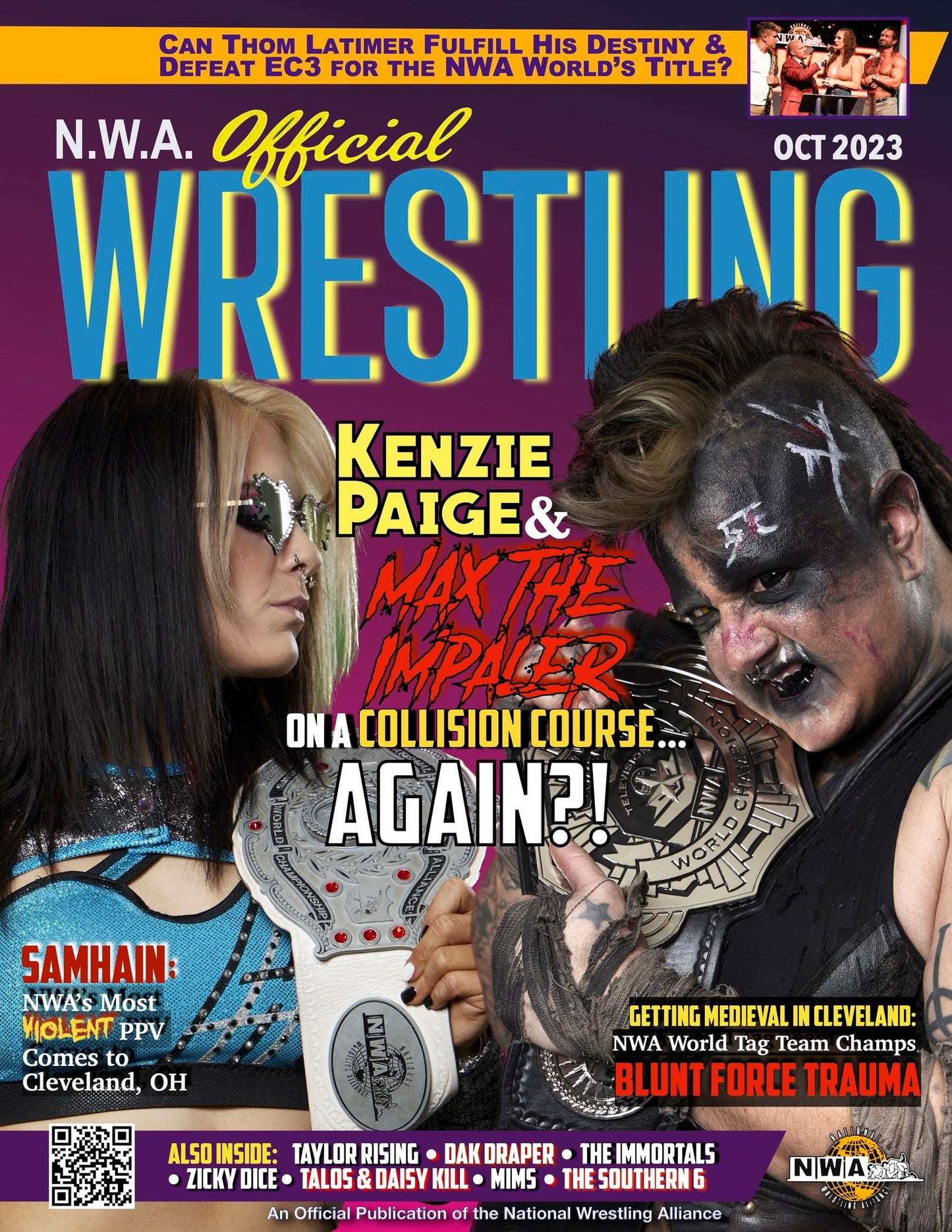 NWA Official Wrestling Magazine October 2023 Magazine PWcatalog