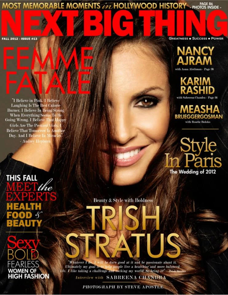 Next Big Thing Magazine - Fall 2012 Trish Stratus Magazine PWcatalog