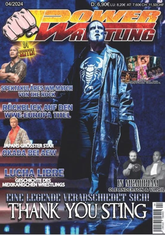 Power Wrestling Magazine April 2024 Magazine PWcatalog