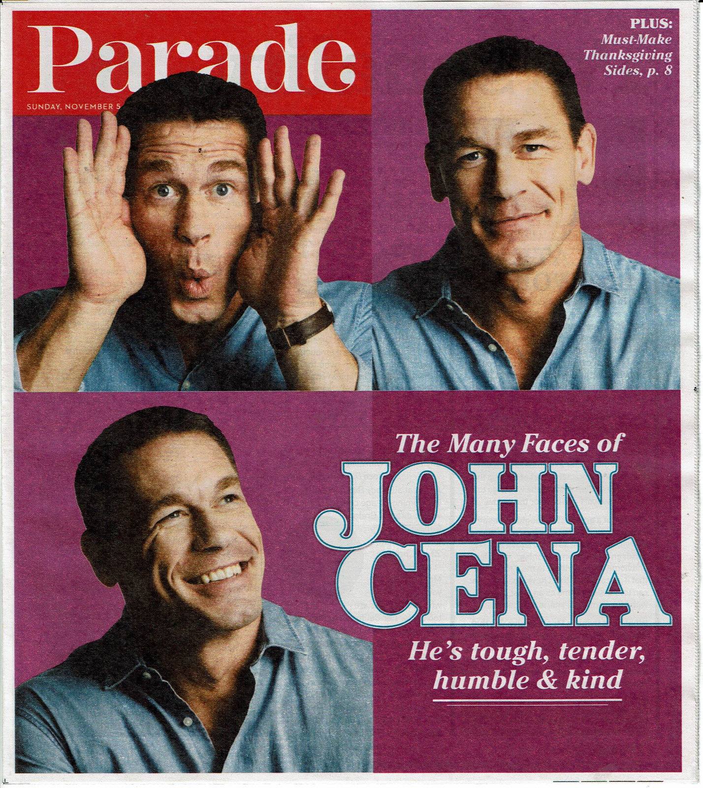 Parade Magazine November 5, 2017 John Cena Magazine PWcatalog
