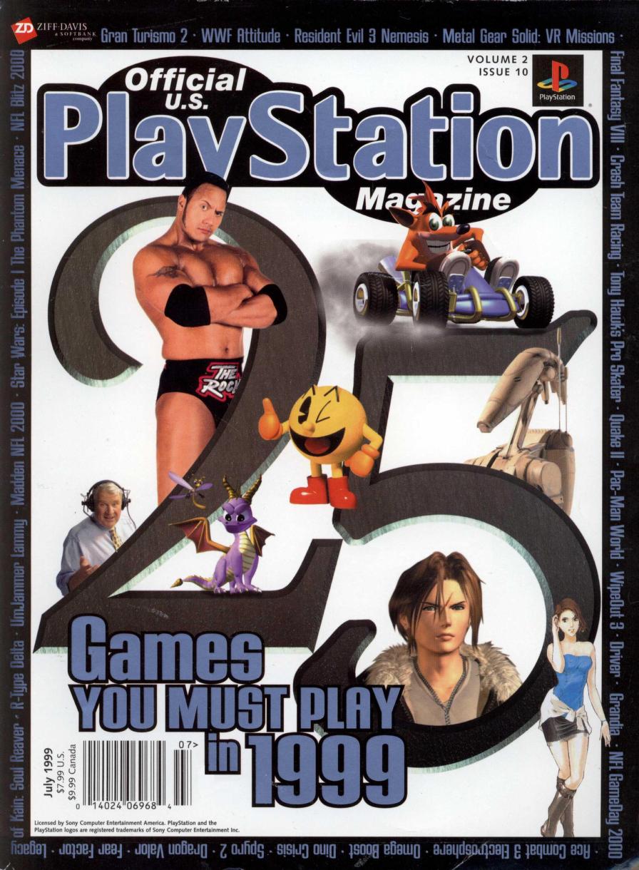 PlayStation Official Guidebook Magazine July 1999 magazine PWcatalog