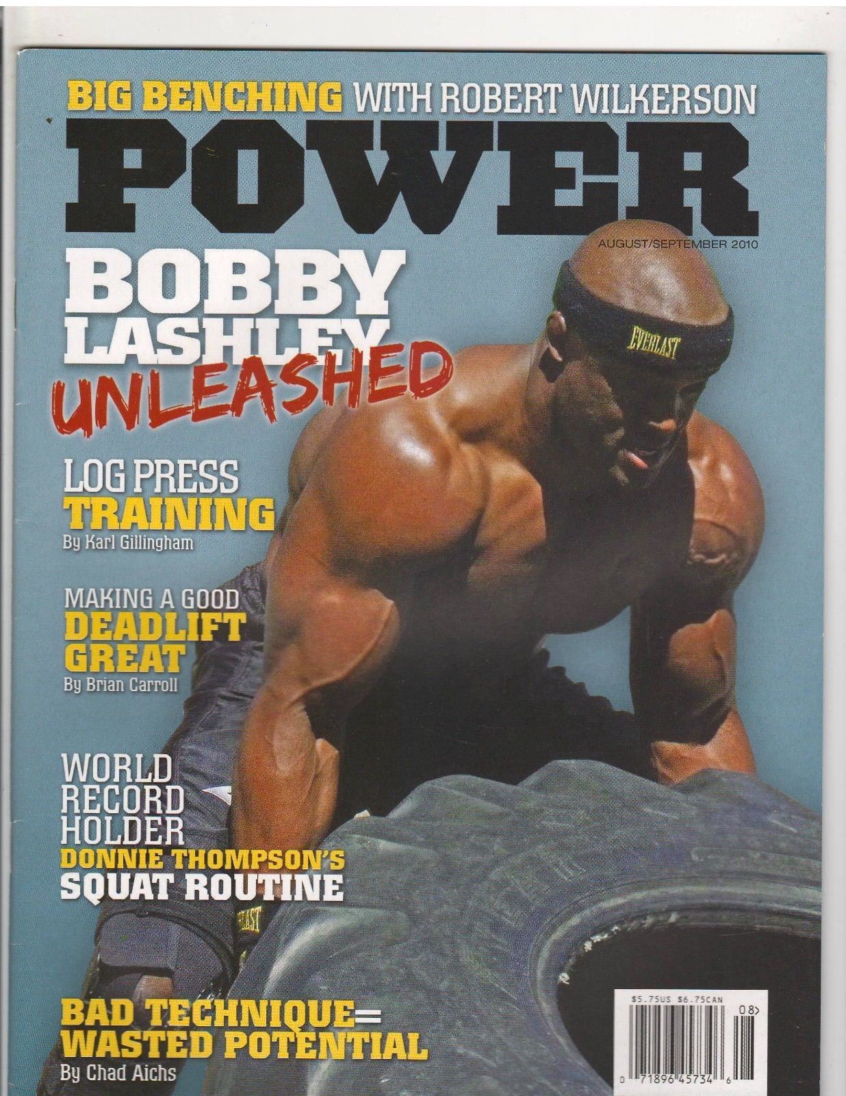 Power August Sept 2010 Bobby Lashley Magazine PWcatalog