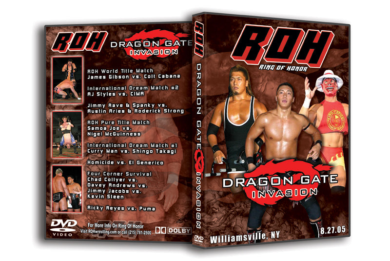 Dragon Gate Invasion- Buffalo, NY 8/27/05 (DVD)