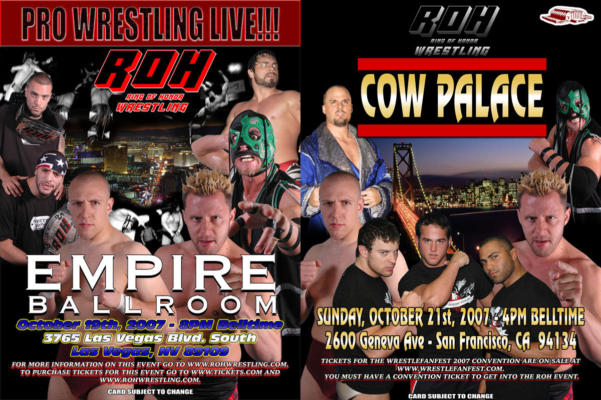 Ring of Honor Las Vegas/San Francisco Poster