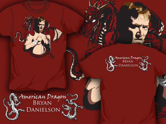 Bryan Danielson ''Dragon'' T-Shirt (Size Medium)