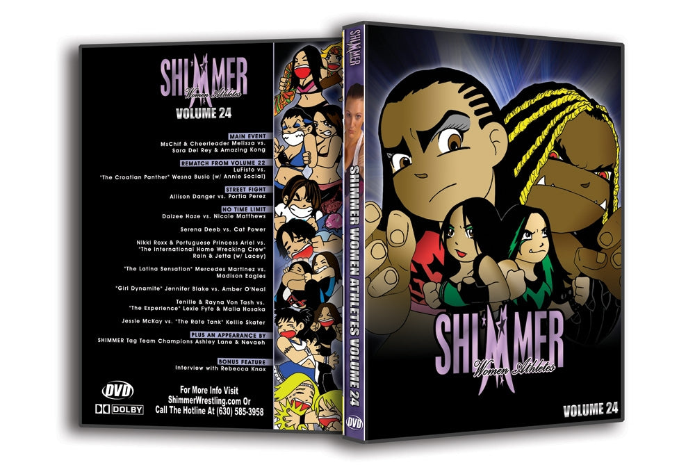 SHIMMER- WOMEN ATHLETES Vol. 24 (DVD)