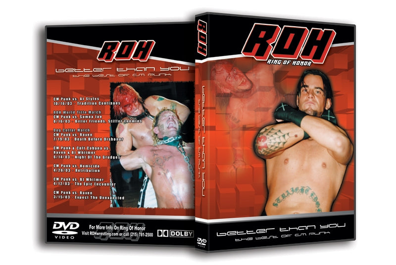 Best of CM Punk- Better Than You (DVD)