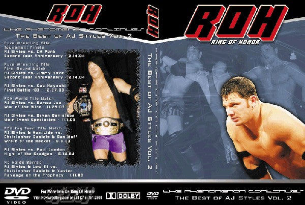 Best of AJ Styles Vol. 2- The Phenomenon Continues DVD