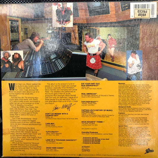 The Wrestling Album Cassette 1985 Music CDs PWcatalog