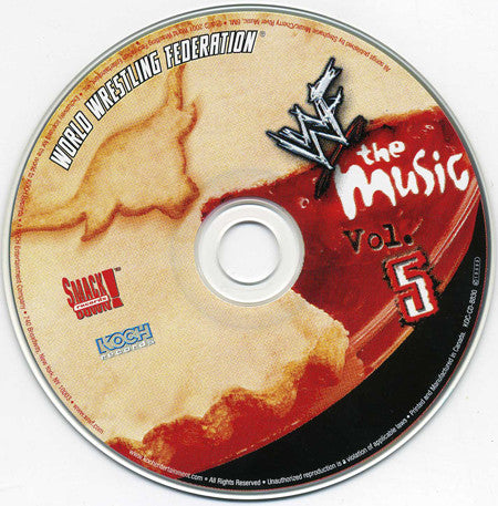 WWF The Music, Vol. 5 2001 Music CDs PWcatalog