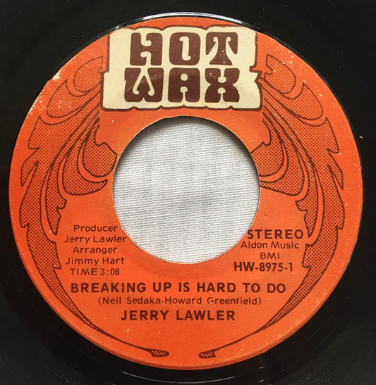 Jerry Lawler – Breaking Up Is Hard To Do Vinyl 7` Music CDs PWcatalog