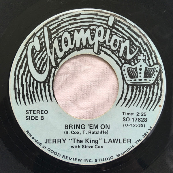 Jerry Lawler Wrestling With Girls 1986 Vinyl 7` Music CDs PWcatalog