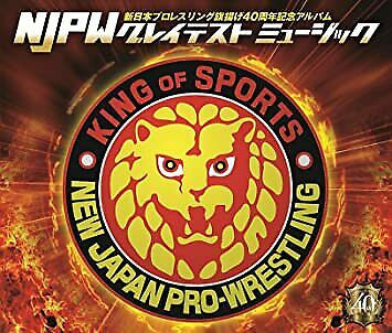 New Japan Pro-Wrestling 40th Anniversary Album NJPW Greatest Music 2012 CD from Japan