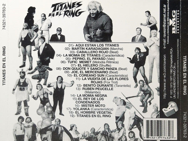 Titanes En El Ring 1988 Music CDs PWcatalog