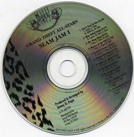 WCW 1992 The Grand Theft All Star Band – Slam Jam 1 Music CDs PWcatalog