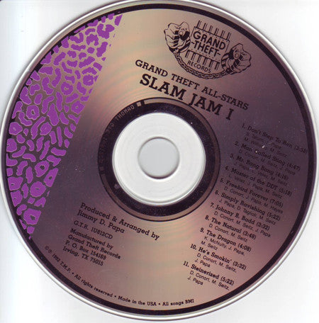 WCW 1992 The Grand Theft All Star Band – Slam Jam 1 Music CDs PWcatalog