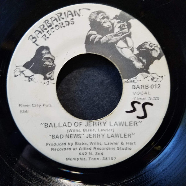 "King" Jerry Lawler 90 Pound Weakling 1977 Vinyl 7` Promo Music CDs PWcatalog