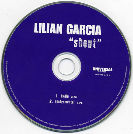 Lilian Garcia – Shout 2002 Music CDs PWcatalog
