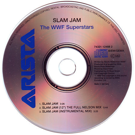 World Wrestling Federation Superstars Slam Jam 1992 Cd Single Music CDs PWcatalog