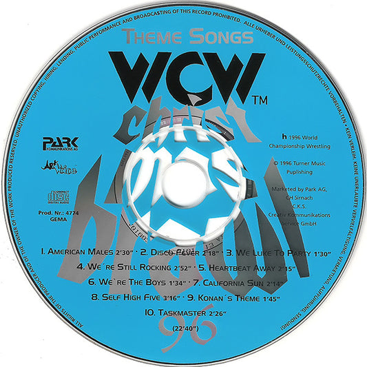 WCW Christmas Brawl Theme Songs 1996 Music CDs PWcatalog