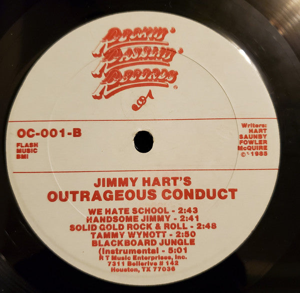 Jimmy Hart Outrageous Conduct 1985 Vinyl Music CDs PWcatalog