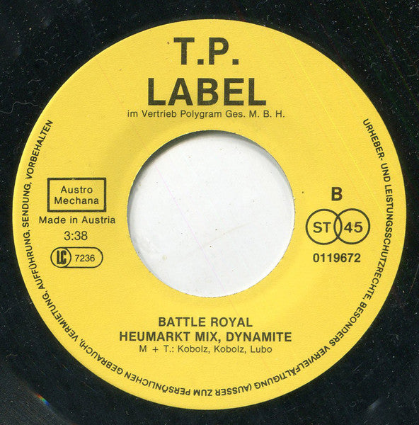 Battle Royal – Dynamite 1990 Vinyl from Austria Music CDs PWcatalog