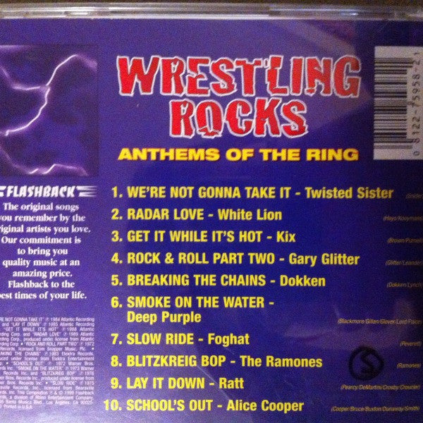 Wrestling Rocks: Anthems Of The Ring 1999 Music CDs PWcatalog