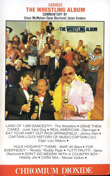 The Wrestling Album Cassette 1985 Music CDs PWcatalog