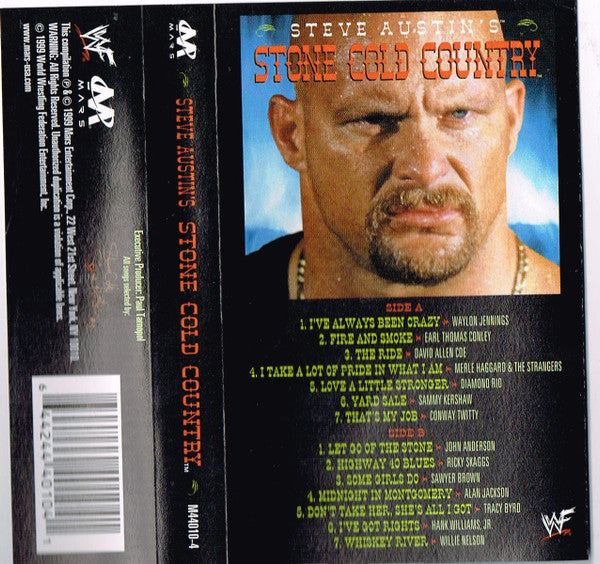 Stone Cold Country Cassette 1999 Music CDs PWcatalog
