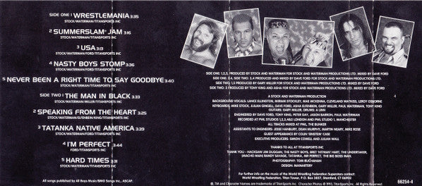 WrestleMania The Album 1993 Cassette Music CDs PWcatalog