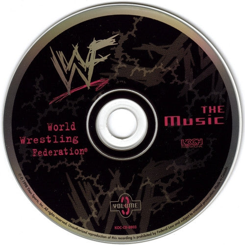WWF The Music, Volume 3 1998 Music CDs PWcatalog